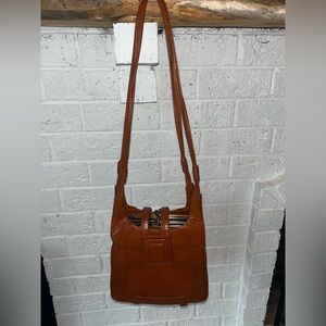 Vintage 70’s Lou Taylor Accordion Triple Kiss Lock Shoulder Bag